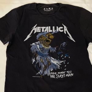 ZARA Metallica tshirt
